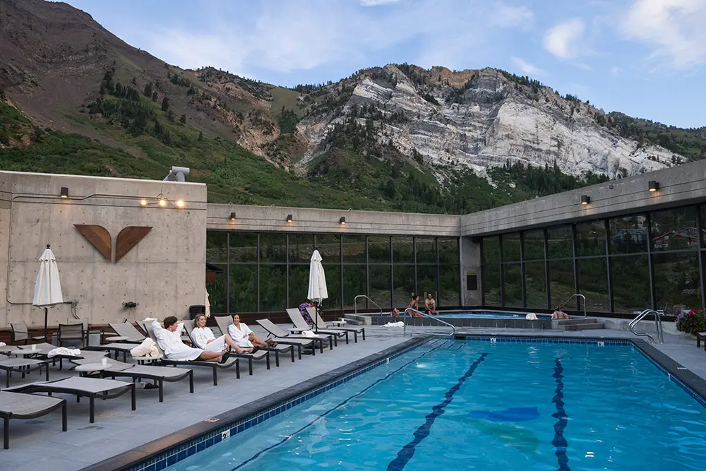 The Rooftop Pool at The Cliff Spa in summer. A great add-on for corporate retreat guests